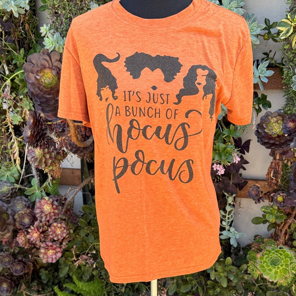 Burnt orange Hocus Pocus Graphic Tee